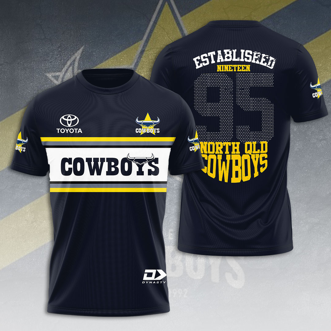 North Queensland Cowboys NRL Limited Edition T-Shirt TM - You will save more when you buy the clothes and hat combo V15