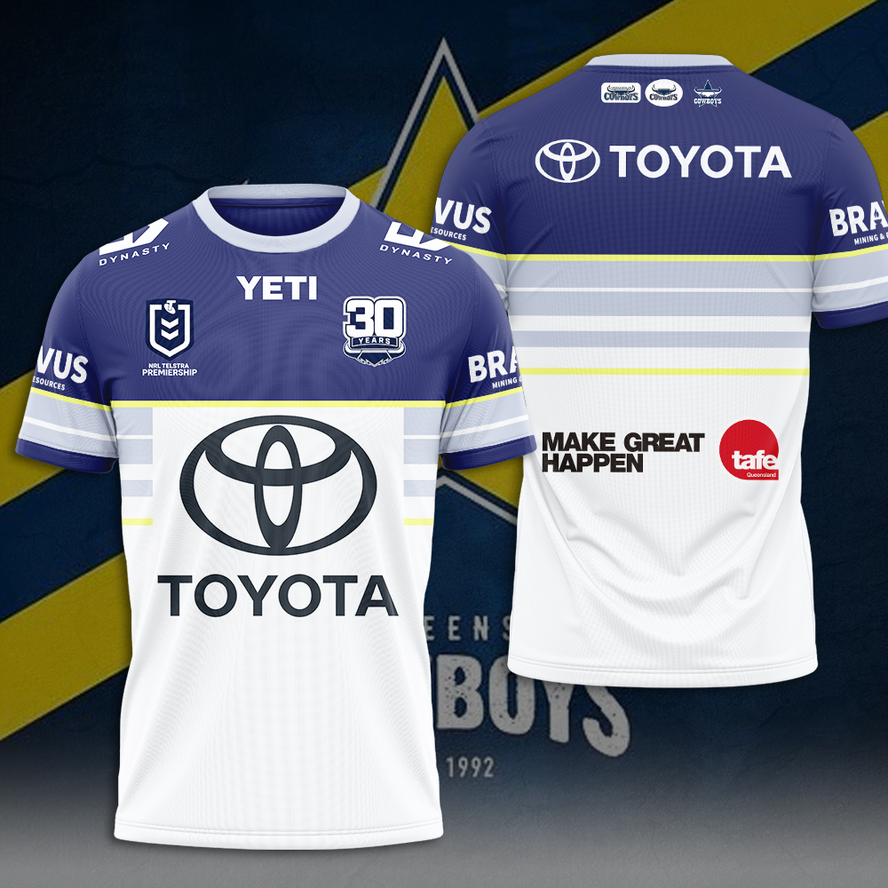 North Queensland Cowboys NRL Limited Edition T-Shirt TM - You will save more when you buy the clothes and hat combo V2