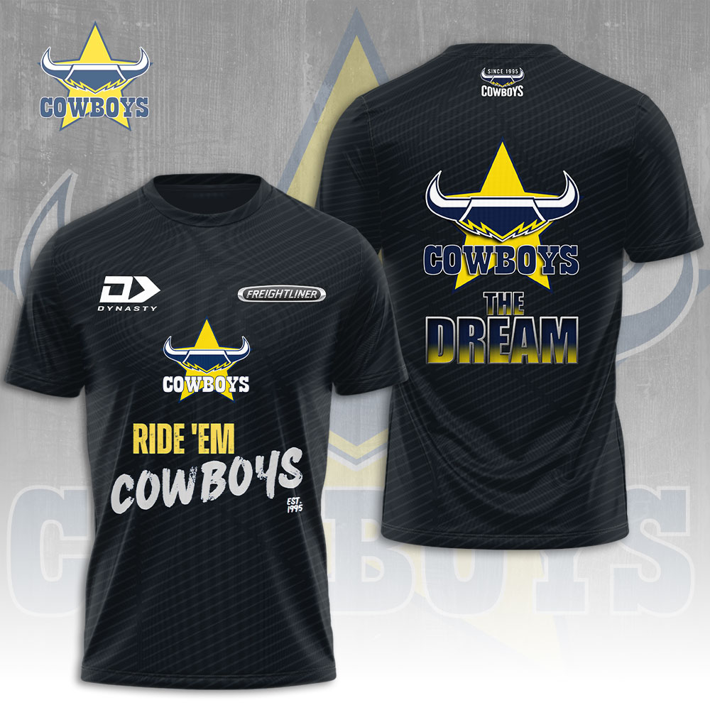North Queensland Cowboys NRL Limited Edition T-Shirt TM - You will save more when you buy the clothes and hat combo V21