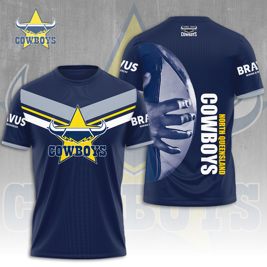 North Queensland Cowboys NRL Limited Edition T-Shirt TM - You will save more when you buy the clothes and hat combo V24