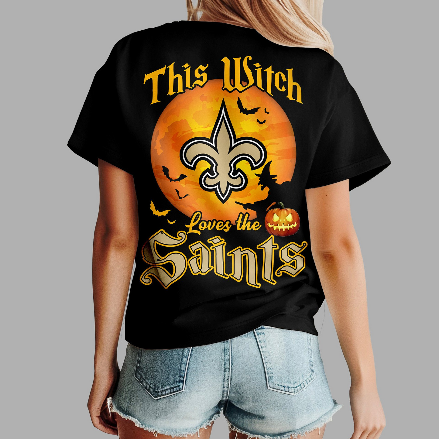 NOS Premium NFL Halloween Witch Women Shirt DDT CTND