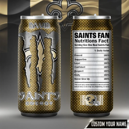 NOS Premium NFL Monster Can Tumbler DDT CTND