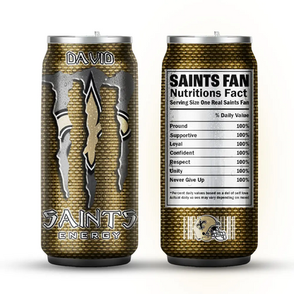 NOS Premium NFL Monster Can Tumbler DDT CTND