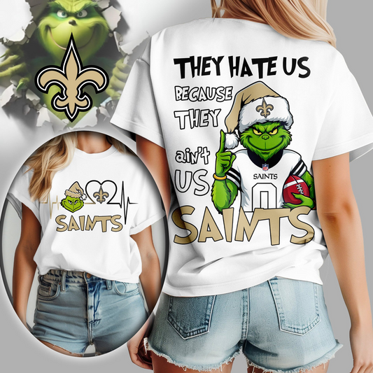 NOS Premium NFL They Hate Us Woman Shirt DDT CTND