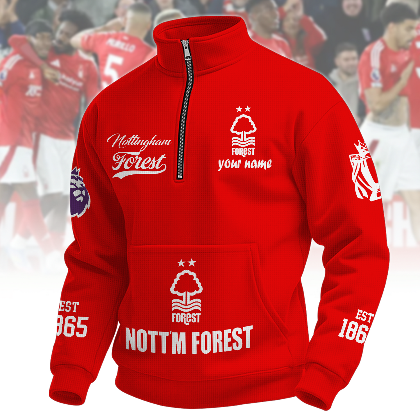 NOT x EPL Quarter-Zip Sweatshirt DatND DVT