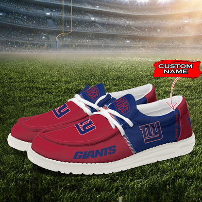 NYG Personalized NFL Hey Dude Shoes DatND ThuongNH