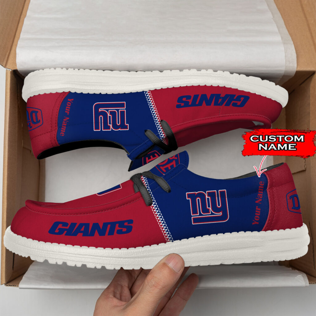 NYG Personalized NFL Hey Dude Shoes DatND ThuongNH