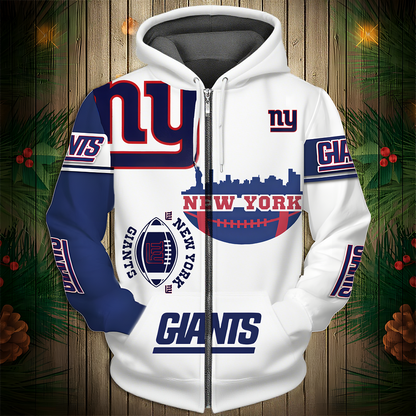 NYG Premium NFL V3 3D Graphic Hoodie DDT NTL