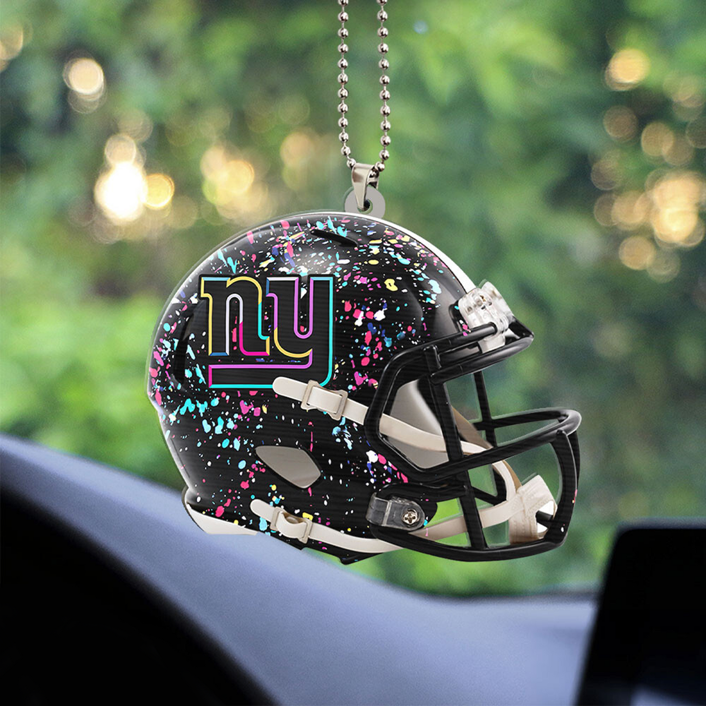 NYG x NFL Custom Shape 2-sided Car Ornament DATND TANTD
