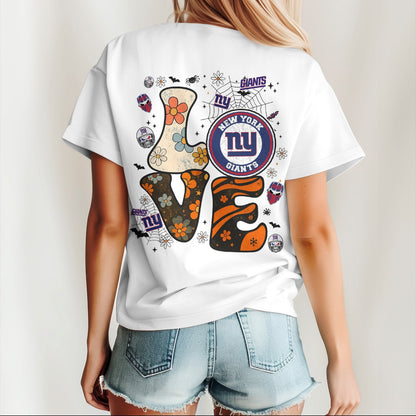 NYG x NFL Halloween Bow 3D Shirt 0409 DatND DVT