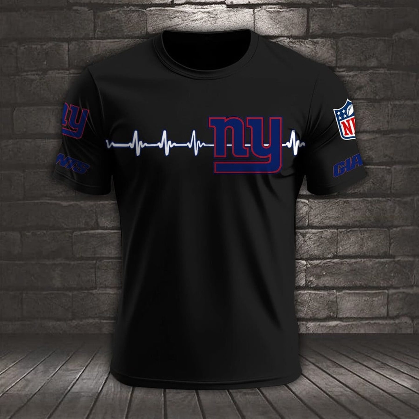 NYG x NFL Heart Rate Map Special 3D Shirt DatND ThuongNH