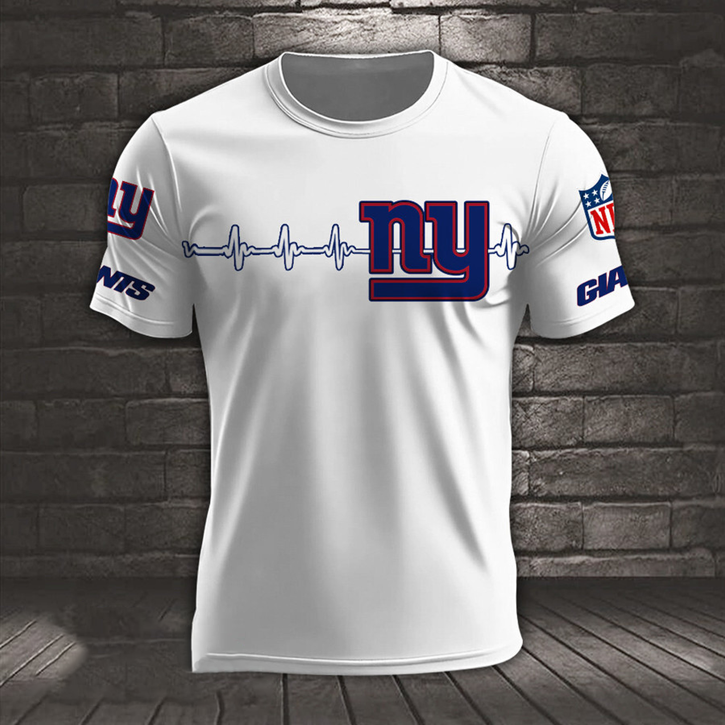 NYG x NFL Heart Rate Map Special 3D Shirt DatND ThuongNH