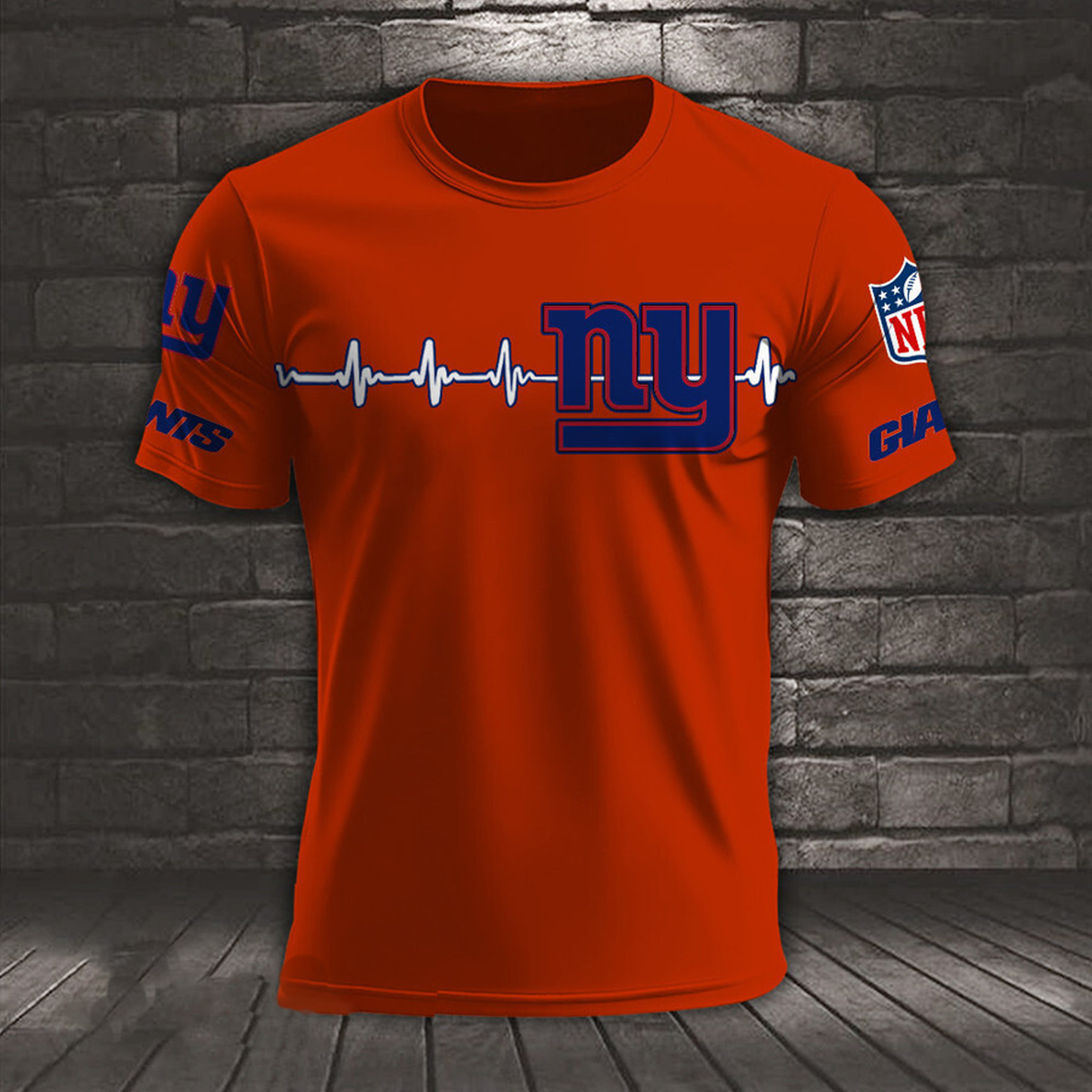 NYG x NFL Heart Rate Map Special 3D Shirt DatND ThuongNH