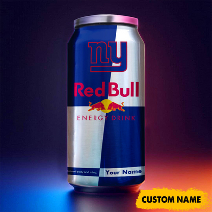NYG x NFL Mix RedB Drink Can Tumbler Custom Any Name DATND TANTD