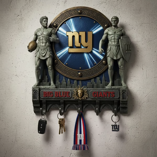 NYG X NFL Originality Verification Football Team Wall Key Holder NAK THUONGNH