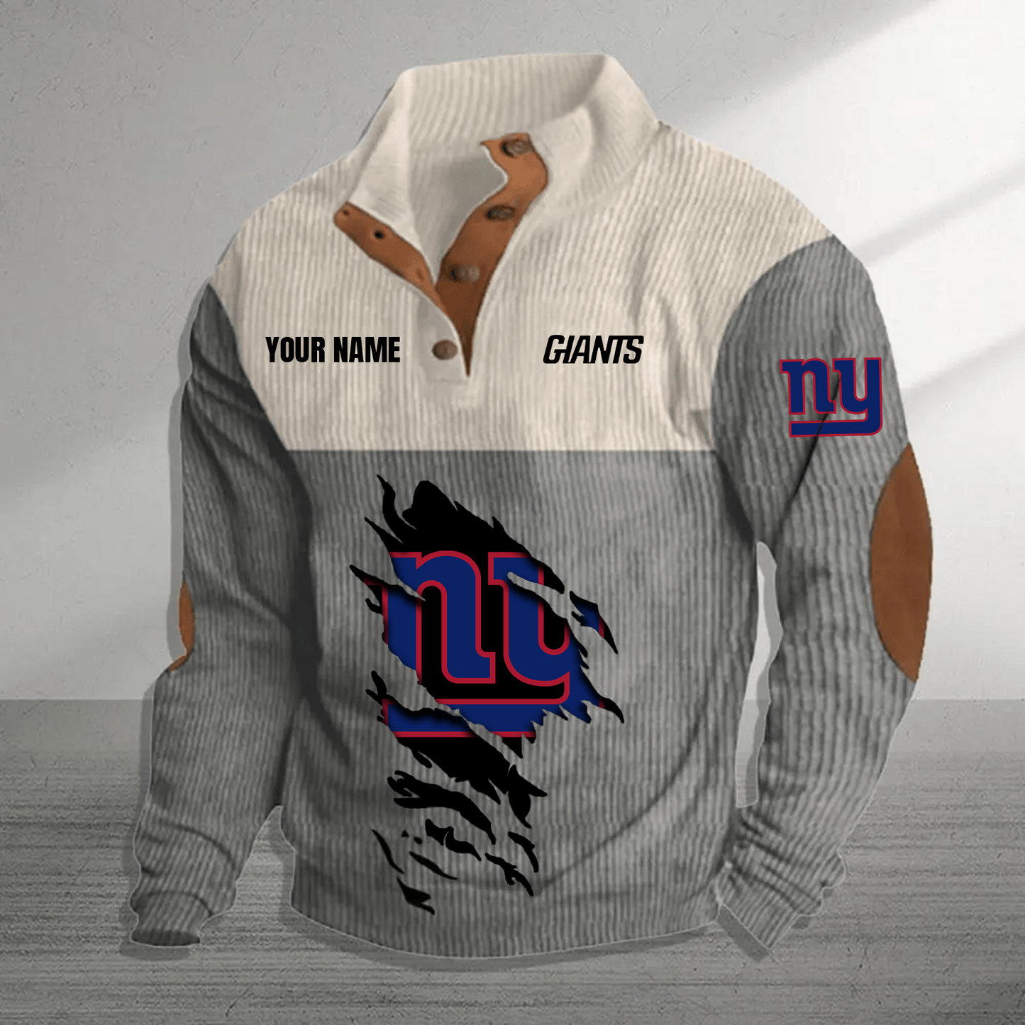 NYG x NFL Premium Personalized Game-Day Pullover DATND TANTD