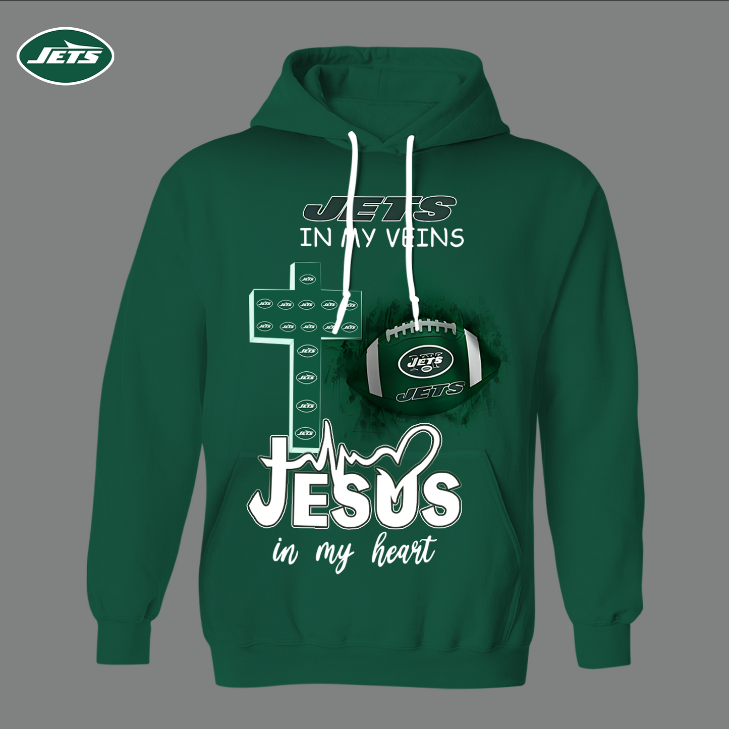 NYJ - Jesus In My Heart Shirt DDT HLPHUONG