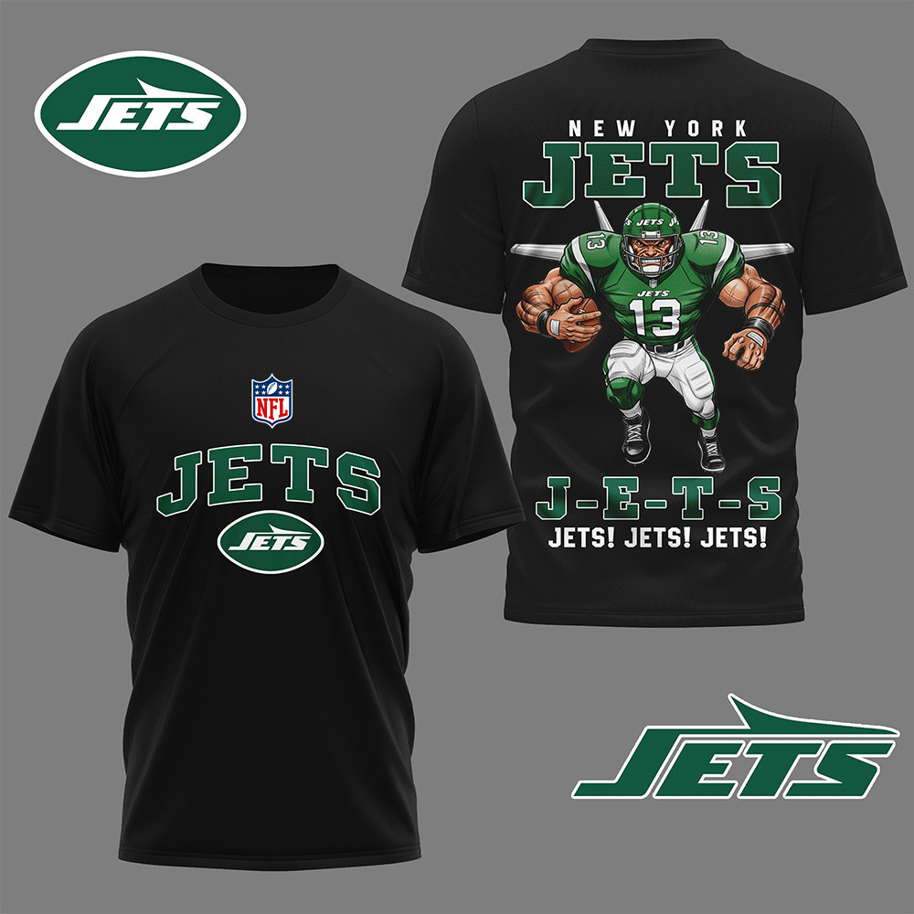 NYJ Premium NFL Nation Gear 3D Shirt DDT HLPHUONG