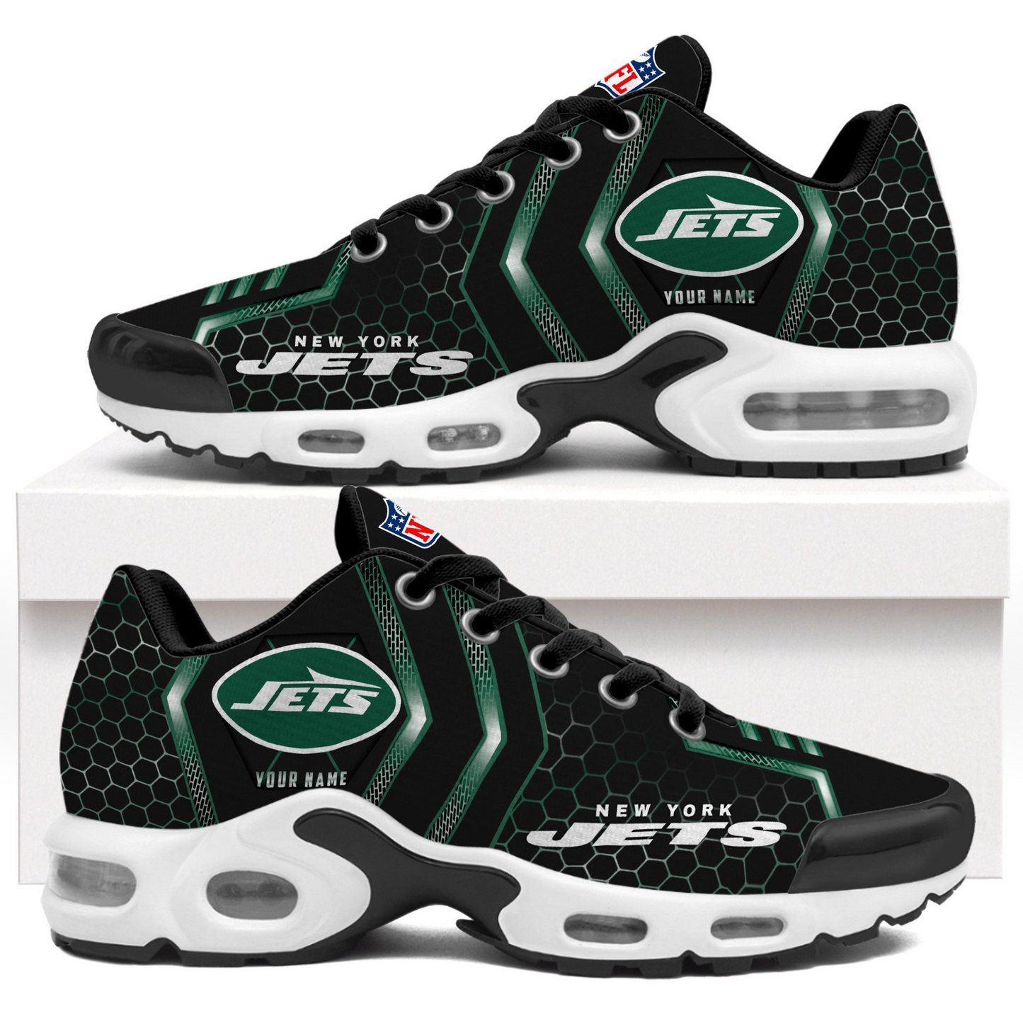 NYJ NFL Personalized Air Max Shoes Exclusive DDT CTND