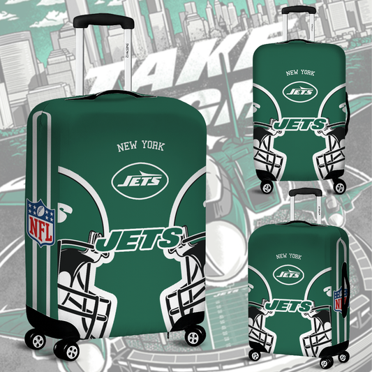 NYJ NFL V2 Luggage Cover Suitcase Protector DDT NTL