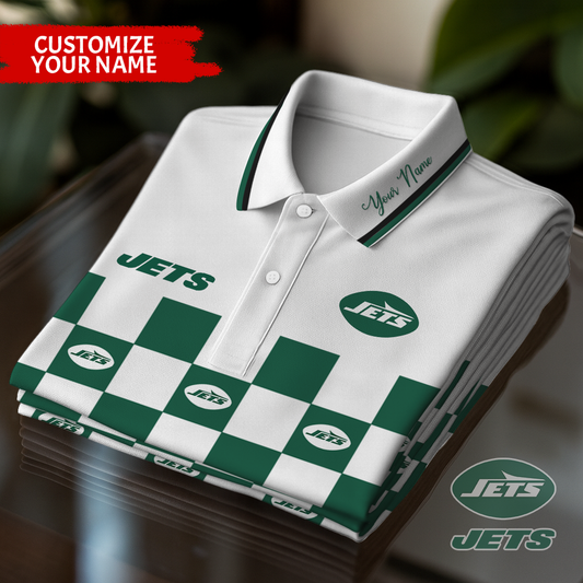 NYJ NFL V6 Polo Shirt DDT  NTL