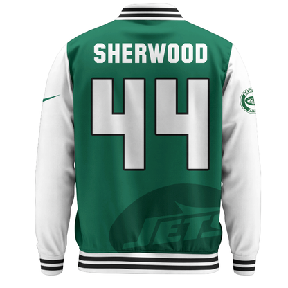 NYJ Premium NFL Baseball Jacket DDT NTL