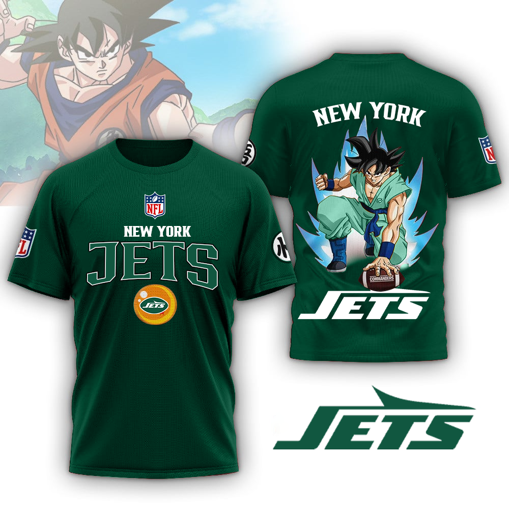 NYJ Premium NFL Dragon Ball Z T-Shirt DDT HLPHUONG