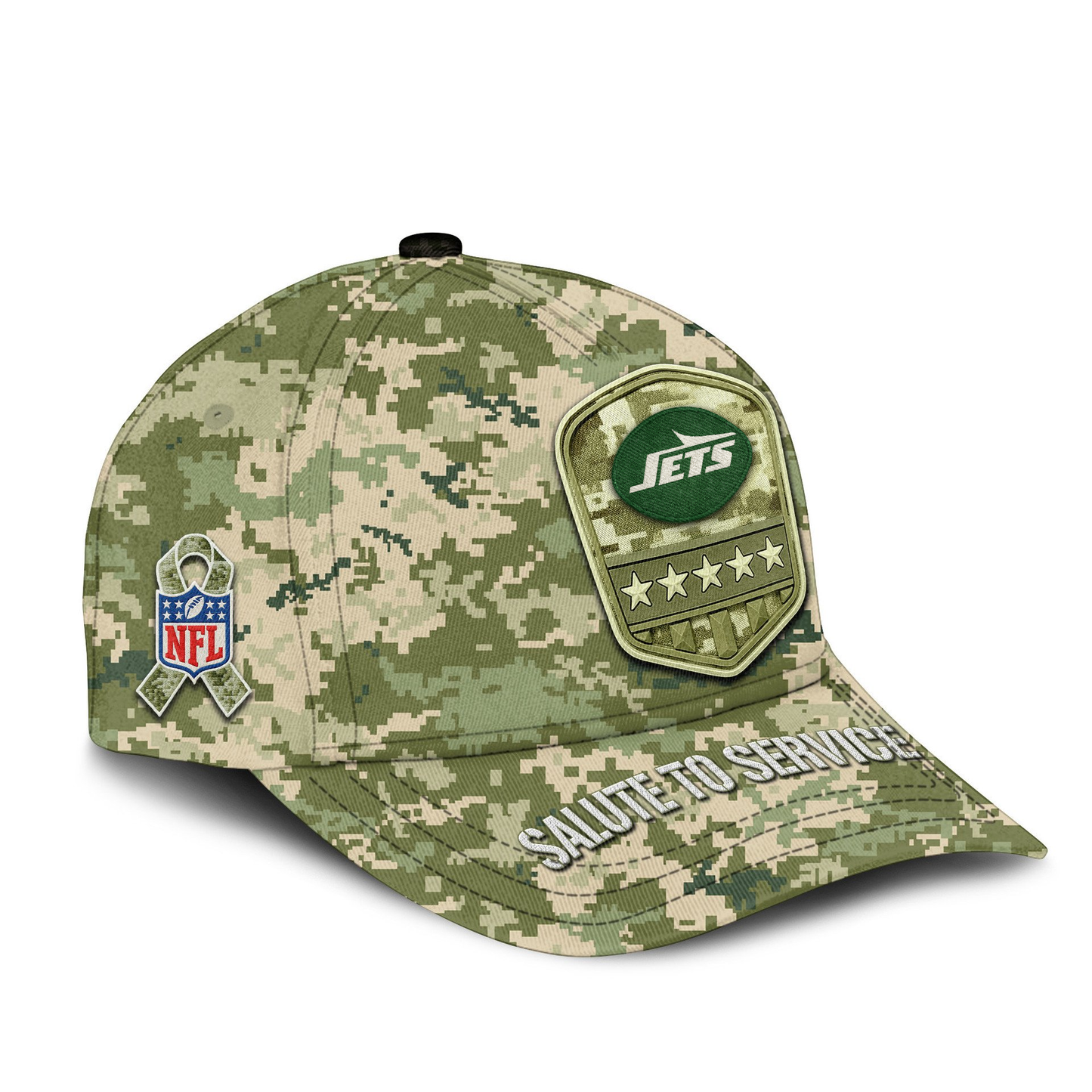 NYJ Premium NFL Salute To Service Classic Cap DDT  NTL