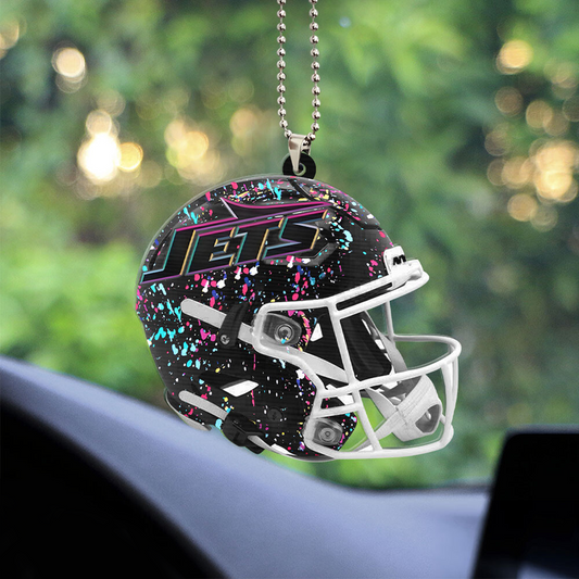 NYJ x NFL Custom Shape 2-sided Car Ornament DATND TANTD