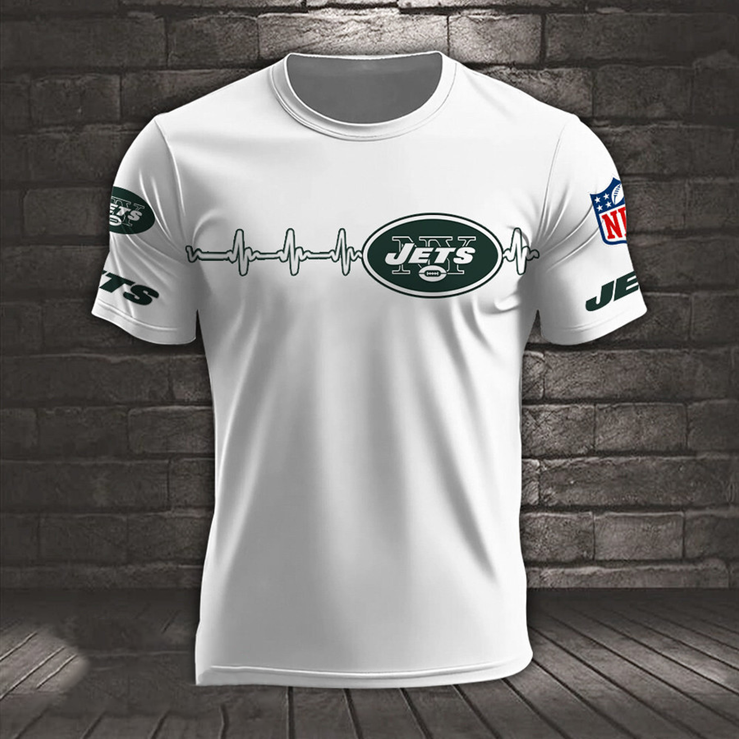 NYJ x NFL Heart Rate Map Special 3D Shirt DatND ThuongNH