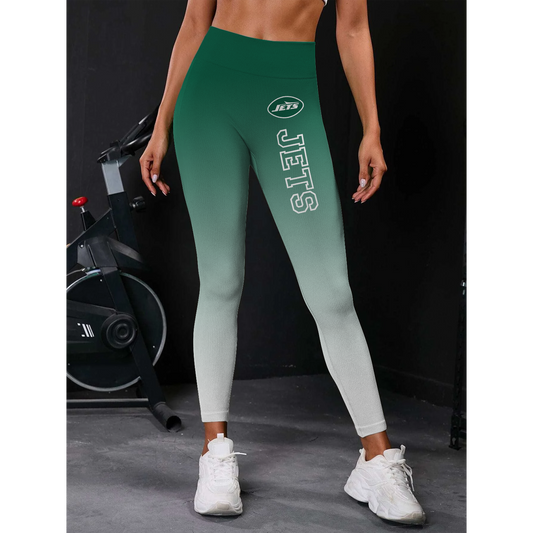 NYJ x NFL High Waist Push Up Printed Leggings DATND TANTD