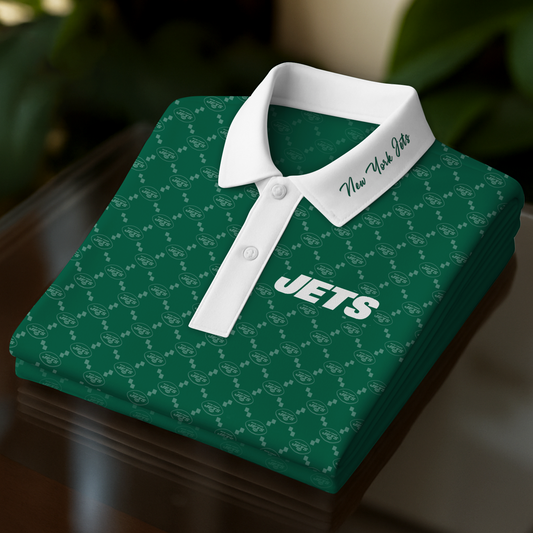 NYJ x NFL Premium Polo Shirt 3008 DatND DVT