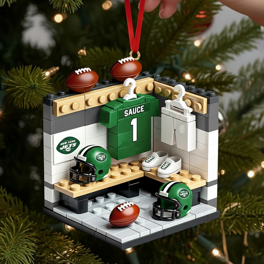 NYJ X NFL Sport Lover Ornament - Personalized Gift For Sport Lover Christmas Ornament NAK THUONGNH
