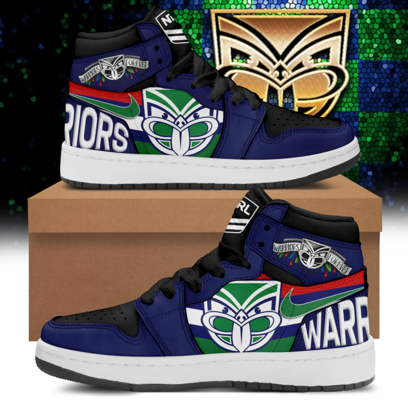 One NZ Warriors NRL 2025 Up The Wahs Limited Edition A1 Shoes TM NTA V4