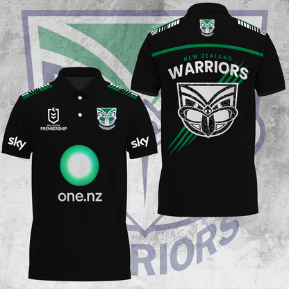 One NZ Warriors NRL 2025 Up The Wahs Limited Edition Polo Shirt TM NTA V37