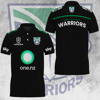 One NZ Warriors NRL 2025 Up The Wahs Limited Edition Polo Shirt TM NTA V38