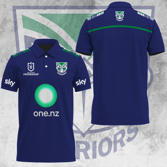 One NZ Warriors NRL 2025 Up The Wahs Limited Edition Polo Shirt TM NTA V42