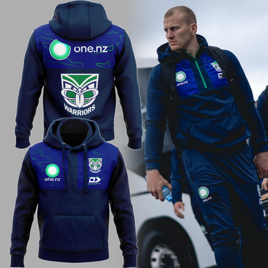 One NZ Warriors NRL Up The Wahs Limited Edittion Hoodie TM V15