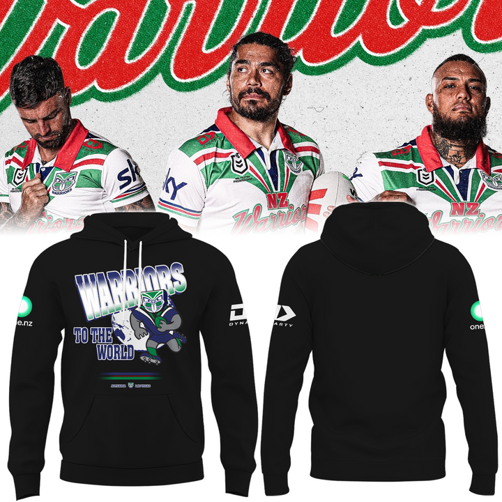 One NZ Warriors NRL Up The Wahs Limited Edittion Hoodie TM V4