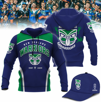 One NZ Warriors NRL Up The Wahs Limited Edittion Hoodie TM V6