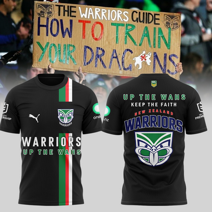 New Zealand Warriors NRL Up The Wahs T-shirt TM NTA V10