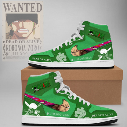 One Piece Wanted Zoro J1 shoes