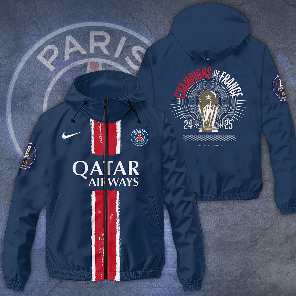 Paris Saint-Germain F.C UEFA Champions League Final Winbreaker Jacket TM NTA V7
