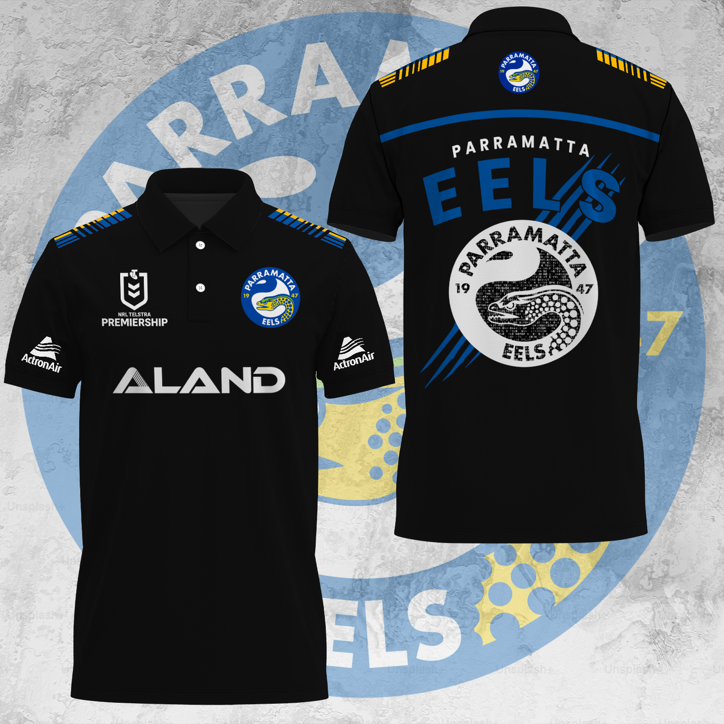 Parramatta Eels NRL 2025 Limited Edition Polo Shirt TM NTA V6