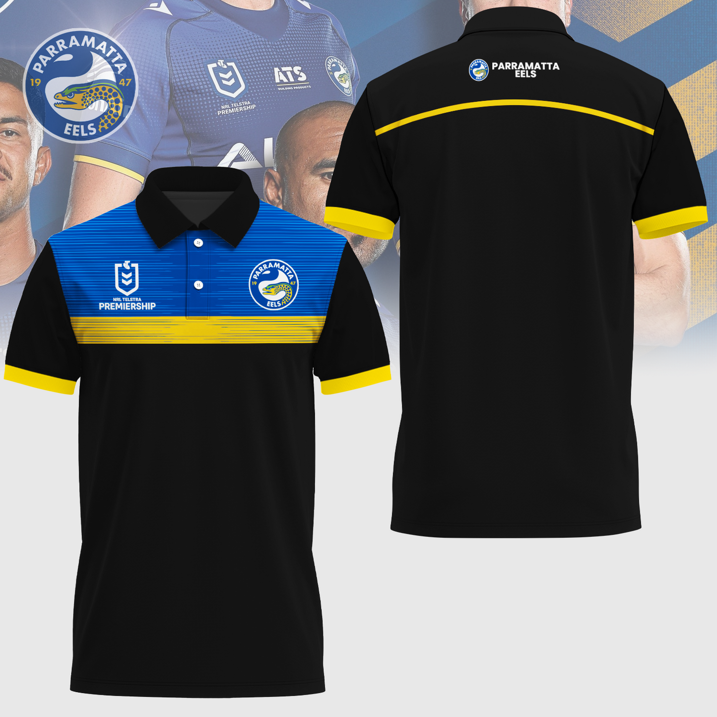 Parramatta Eels NRL Limited Edition Polo Shirt TM - Super Savings When Buying Combo V2