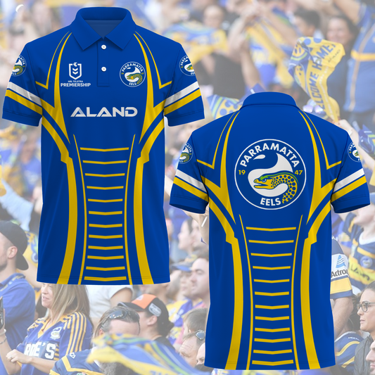 Parramatta Eels NRL 2025 Polo Shirt TM NTA V5