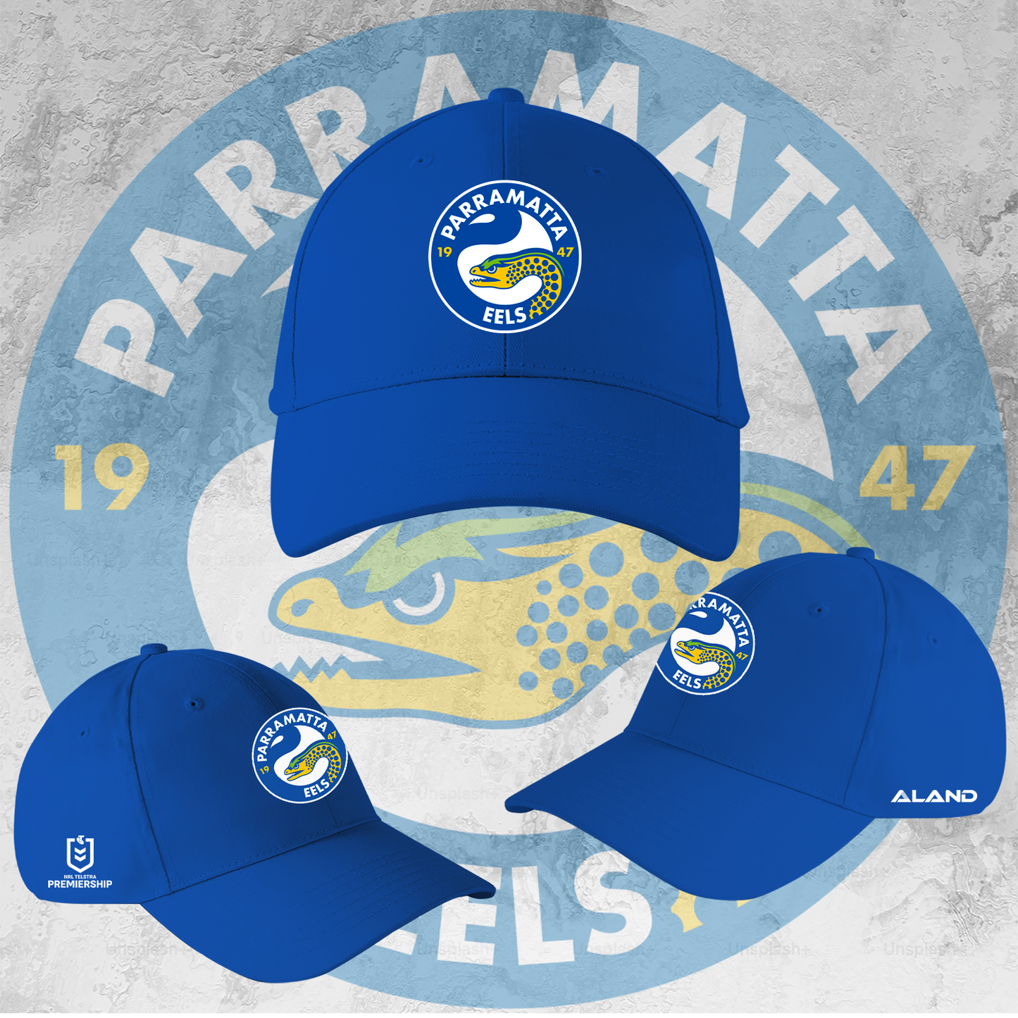 Parramatta Eels NRL 2025 Polo Shirt TM NTA V3