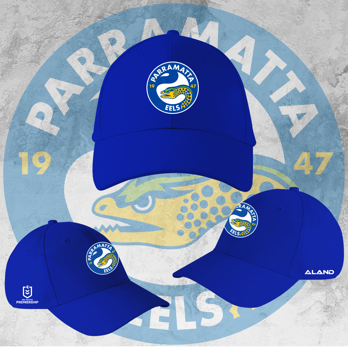 Parramatta Eels NRL 2025 Polo Shirt TM NTA V2