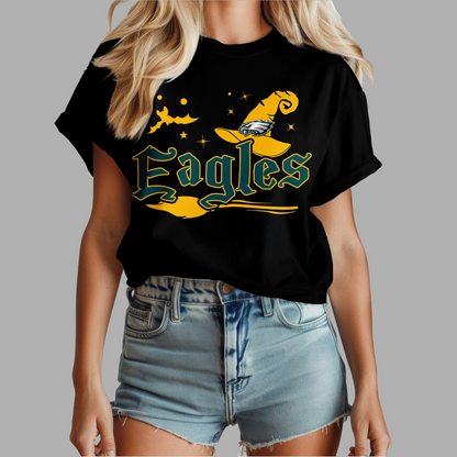 PE Premium NFL Halloween Witch Women Shirt DDT CTND