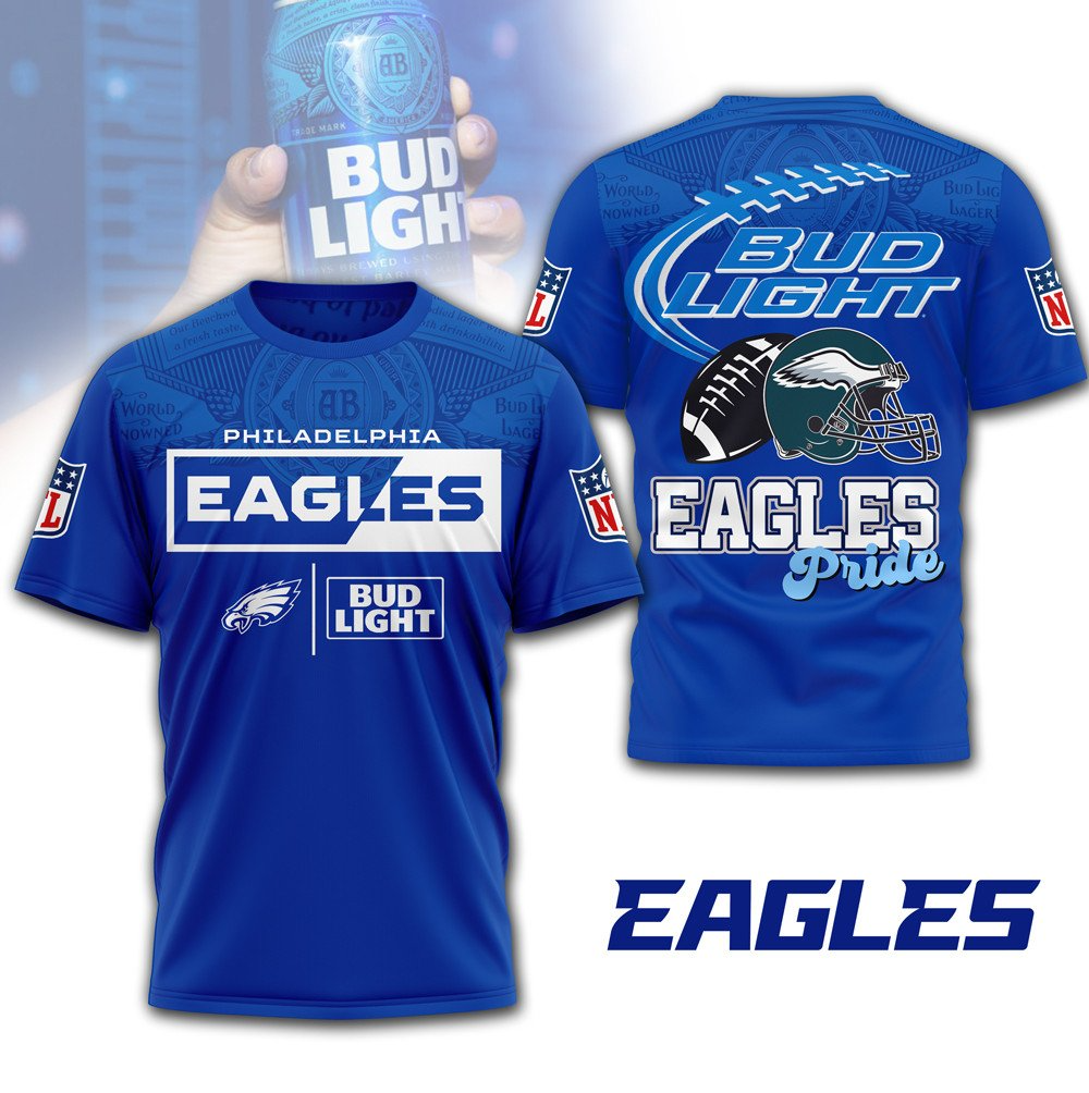 PE Premium NFL x Bud Light 3D T-shirt DDT CTND